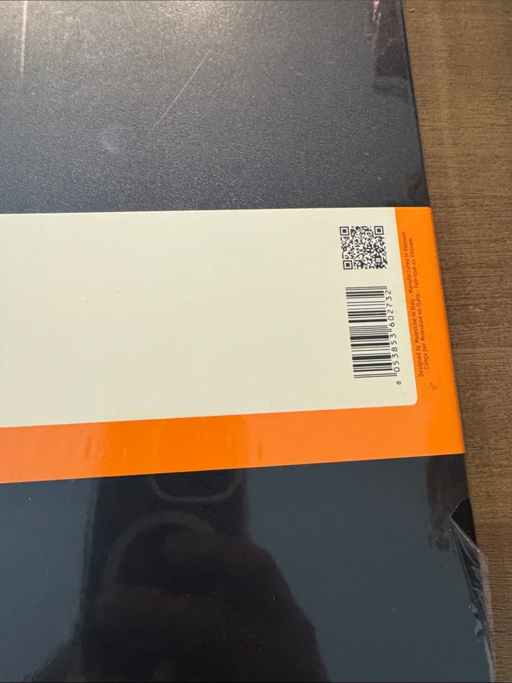 Moleskine Hard Cover Ruled Notebook - Dark Gray with Black Elastic